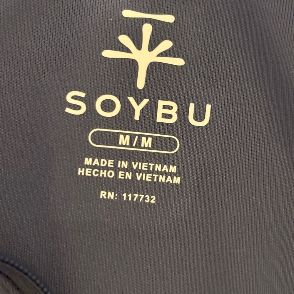 Soybu Charcoal Gray Activewear Top - Picture 2 of 7